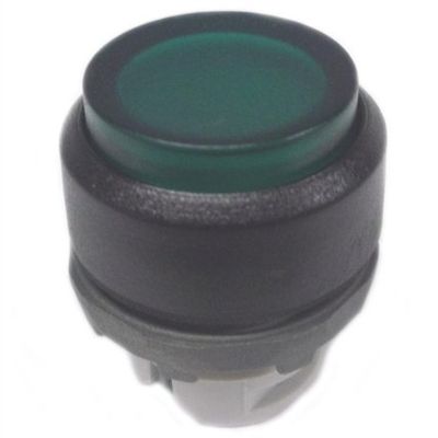 629835 Abb Mp3-11g Extended Pushbutton, Illuminated 22.5 Mm, Non-metallic Pushbutton, Illuminated, Momentary, Extended, Green Operator Button, Black Bezel. Nema Rating: 1, 3r, 4, 4x, 12, 13.Must Add Contact Block Holder