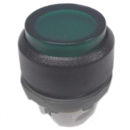 629835 Abb Mp3-11g Extended Pushbutton, Illuminated 22.5 Mm, Non-metallic Pushbutton, Illuminated, Momentary, Extended, Green Operator Button, Black Bezel. Nema Rating: 1, 3r, 4, 4x, 12, 13.Must Add Contact Block Holder