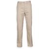 Henbury Womens/Ladies 65/35 Flat Fronted Slim Fit Chino Work Trousers (Small x Regular) (Black) view 3