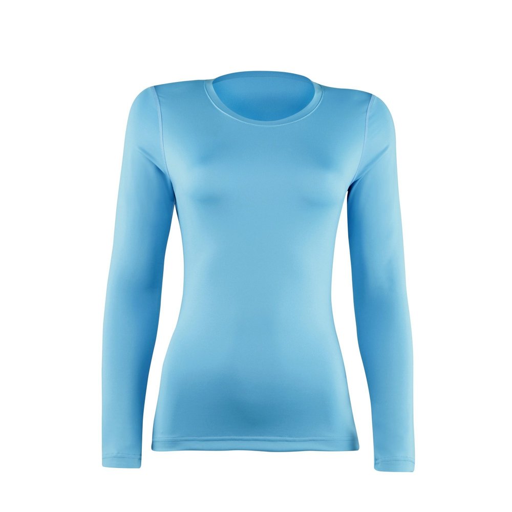 Rhino Womens/Ladies Sports Baselayer Long Sleeve (4 US) (Light Blue)