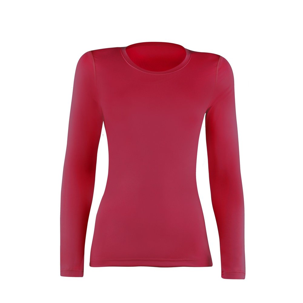 Rhino Womens/Ladies Sports Baselayer Long Sleeve (14 US) (Red)