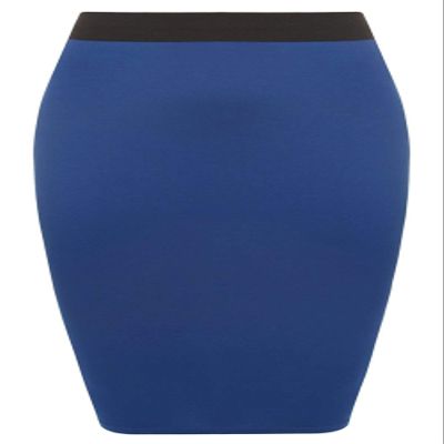 PurpleHanger Women's Bodycon Pencil Tube Wiggle Midi Skirt Royal Blue 8-10