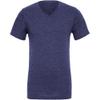 Canvas Mens Jersey Short Sleeve V-Neck T-Shirt (2XL) (Navy Blue)