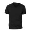 Canvas Mens Jersey Short Sleeve V-Neck T-Shirt (2XL) (Navy Blue) view 3