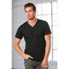 Canvas Mens Jersey Short Sleeve V-Neck T-Shirt (2XL) (Navy Blue) view 4