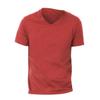 Canvas Mens Jersey Short Sleeve V-Neck T-Shirt (2XL) (Red) view 1