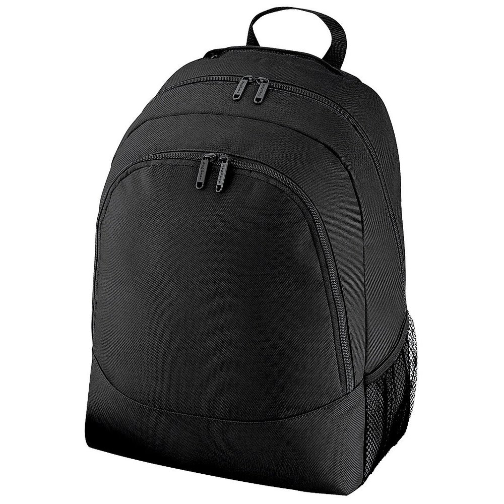 BagBase Universal Multipurpose Backpack/Rucksack/Bag (18 Litres) (One Size) (Black)