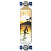 Yocaher Longboard Skateboard Complete Drop Down Cruiser 41.25" x 10" w/BLACKWIDOW Premium Black Grip Tape, Heavy Duty Aluminum Alloy Truck, 71mm Longboard Wheels - Natural Surfer view 1