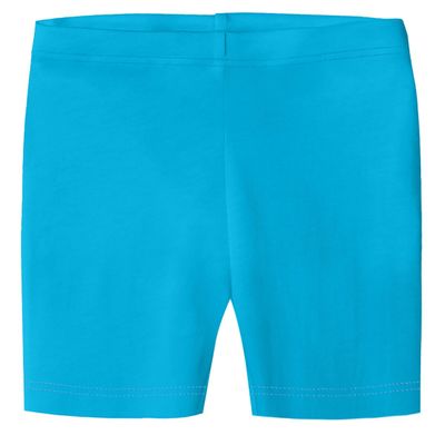 Made in USA Big Girls Underwear Bike Under Shorts Biker in All Cotton Perfect for SPD and Sensitive Skin Sports Dance School Uniform, Turquoise 14