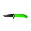 Factory X KB3102 Codename: Drop Point Biohazard Tactical Knife, Green view 1