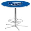 Holland Bar Stool Co. L216-42" Chrome Creighton Pub Table view 1