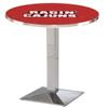 Holland Bar Stool Co. L217-36" Chrome Louisiana-Lafayette Pub Table view 1