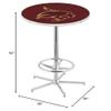 Holland Bar Stool Co. L216-42" Chrome Texas State Pub Table view 2