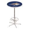 Holland Bar Stool Co. L216-42" Chrome Montana State Pub Table view 1