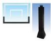 First Team Basketball Padding Package with 72in Backboard Pad and Pole and Gusset Padding for 6in Crank Adjust Poles Color: Royal Blue view 1