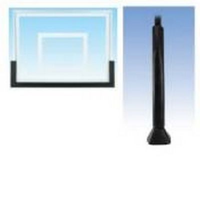 First Team Basketball Padding Package with 60in Backboard Pad and Pole and Gusset Padding for 4in or 5in Crank Adjust Poles Color: Forest Green