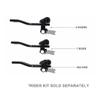 REDSHIFT Quick-Release Clip-On Bike Aero Bars, Bicycle Handlebar Rest, Aluminum Aerobar Extensions for Road, Triathlon, Mountain, Hybrid, Gravel Bikes, Cycling Biking Accessories Part, L-Bend view 3