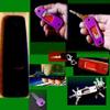 KEYSAFE II BLACK VELVET (ELEVEN COLORS) -- ORIGINAL "PILOT'S Flight Suit" SPACE-AGE Aluminum EZ-FOLD COMPACT KEY CASE ORGANIZER -- USB FLASH CARDS, FOB'S -- USA view 1