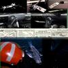KEYSAFE II BLACK VELVET (ELEVEN COLORS) -- ORIGINAL "PILOT'S Flight Suit" SPACE-AGE Aluminum EZ-FOLD COMPACT KEY CASE ORGANIZER -- USB FLASH CARDS, FOB'S -- USA view 2