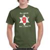 DIRTYRAGZ Men's Hunter S. Thompson Sheriff Gonzo T Shirt 2XL Military Green view 1