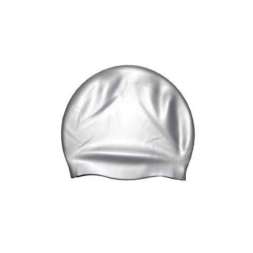 Bettertimes Silicone Swim Cap Silver