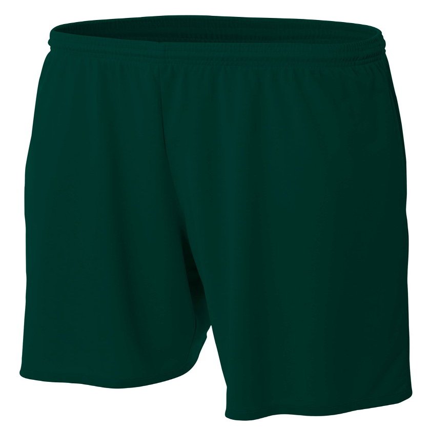 A4 Mens 9" Moisture Management Pocketed Short, Medium, Forest