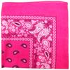Kaiser Novelty Bandanas Paisley Cotton Bandanas (Hot Pink 22 X 22 in) view 1
