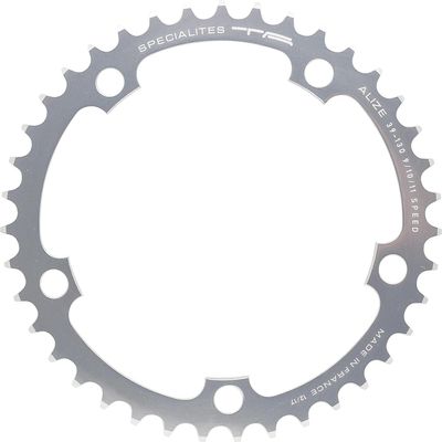 Spcialits TA Alize 130 PCD, 9/10 Speed Chainring, Silver, 46T Inner