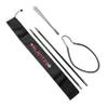 Scuba Choice Carbon Fiber 5' Travel Spearfishing Two-Piece Pole Spear 3 Prong Barb Paralyzer and Bag view 1
