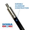 Scuba Choice Carbon Fiber 5' One Piece Spearfishing Pole Spear with 3 Prong Barb SS Paralyzer Tip view 2