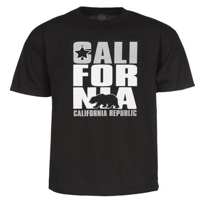 Gravity Trading Mens Short-Sleeve Men's California Republic T-Shirt - Black - 3X-Large
