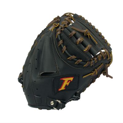 Falcon CM-4041 Boy's Soft Catcher's Mitt LH (Right Throw) Black M