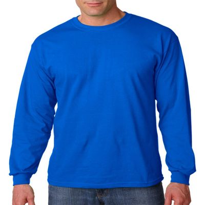 Gildan Adult Heavy Cotton Long-Sleeve T-Shirt - Royal - 3XL