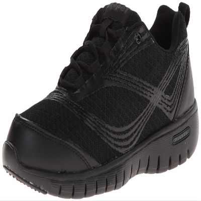Propt Women's TravelLite Walking Shoe,Black,6 M US