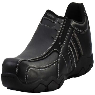 Skechers Men's Diameter-Nerves Slip-On Loafer, Black , 11 M US