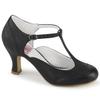 Funtasma Women's Flapper-26 Slide Pump, Black Polyurethane, 7 M US view 2