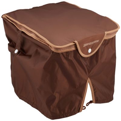 Bridgestone RBC-SC4 Stylish Rear Basket Cover, 2-Way, Brown