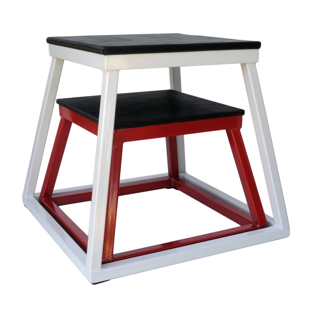 Ader 12", 18" Plyo Boxes (Red + White)