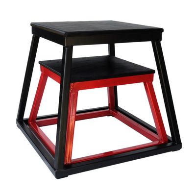 Ader 12", 18" Plyo Boxes (Red + Black)
