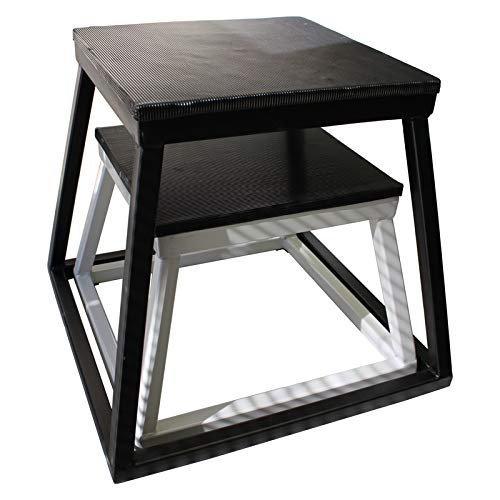 Ader 12", 18" Plyo Boxes (Black+White)
