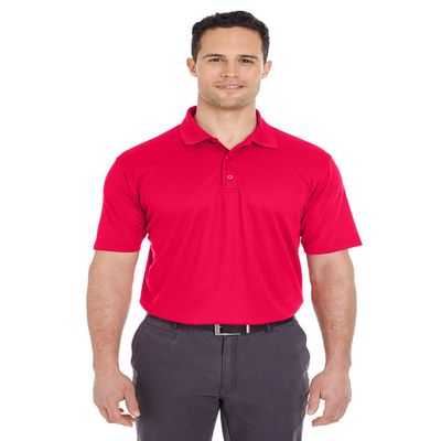 8210 UltraClub Men's Cool & Dry Mesh Piqu Polo - Red - XXX-Large