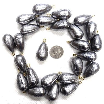 Bell Sinkers 2-1/2 oz. - 25 Pack - Made in USA - Great for Shore, Pier, Boat Fishing - #BS212-25P