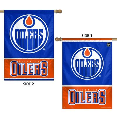 WinCraft NHL Edmonton Oilers 2 Sided Vertical Flag, 28 x 40