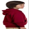 18600B Gildan Youth Heavy Blendfull-Zip Hooded Sweatshirt - Black - Large view 3