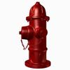 3D Wall Decals Hydrant - 48 inches x 48 inches - Peel and Stick Removable Graphic view 1