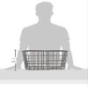 Bridgestone RBK-AB F761922BL Wire Basket, Black view 4