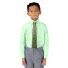 Spring Notion Boys Dress Shirt and Tie Set 16 Pastel Green view 2
