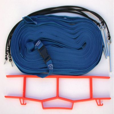 Home Court 1-inch Non-Adjustable 30-ft Grass Setup Boundary - W25G (Blue)