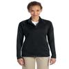 Devon & Jones Ladies' Stretch Tech-Shell Compass Quarter-Zip S BLACK view 1