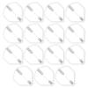 RED DRAGON Hardcore White Extra Thick Standard Dart Flights - 5 Sets Per Pack (15 Dart Flights in Total) view 1
